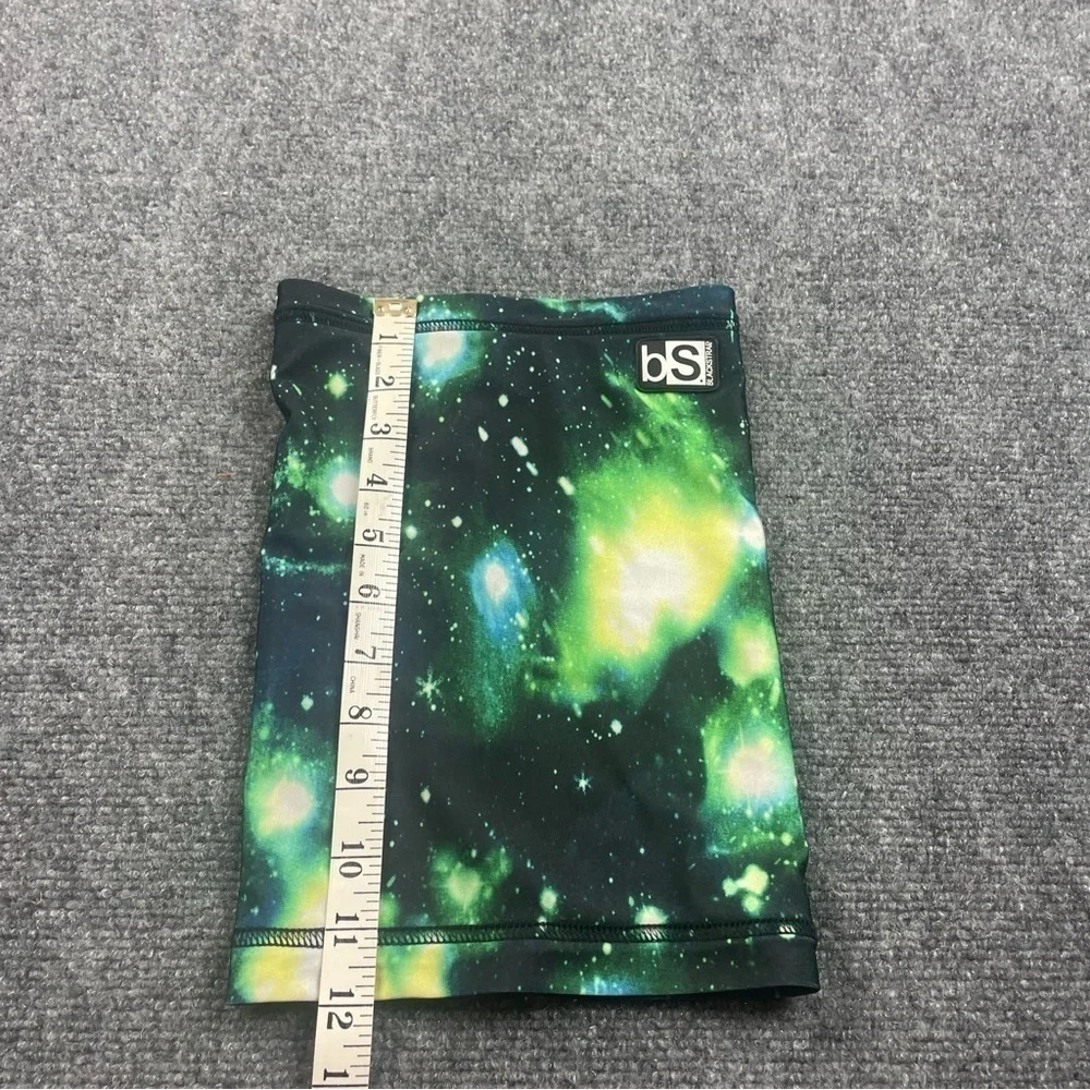 BLACKSTAR Youth Kids Neck Gator Galaxy Green Snow winter one size
